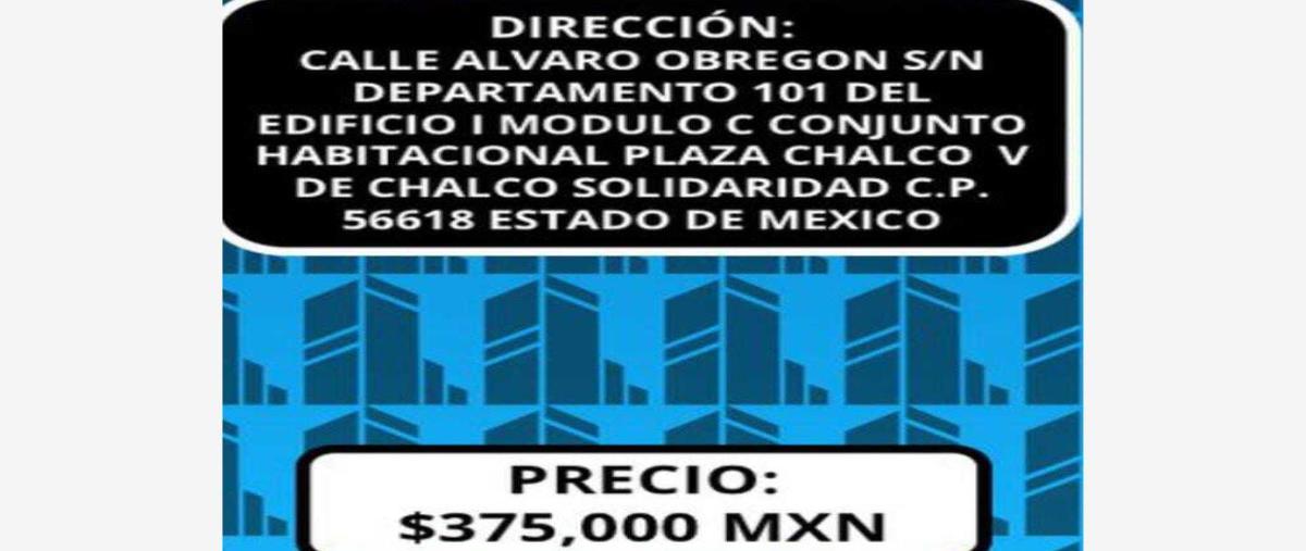 Foto de departamento en venta en alvaro obregon dept. 101 del edificio i modulo calle conjunto habitaional plaza chalco 101, antorcha valle de chalco, valle de chalco solidaridad, méxico, 0 No. 02