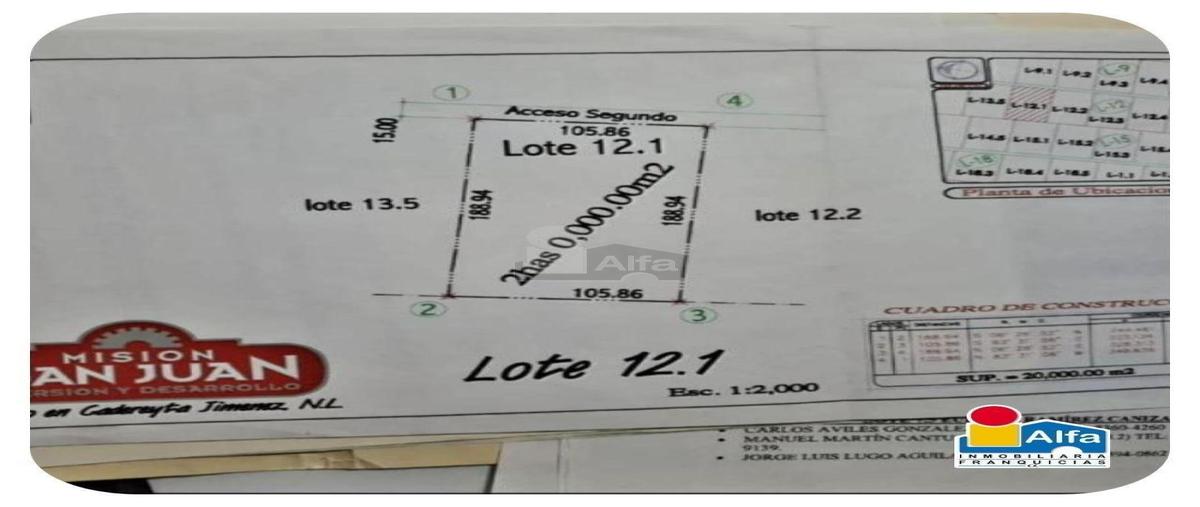 Foto de terreno habitacional en venta en anden 2 12, san juan, cadereyta jiménez, nuevo león, 28885230 No. 03