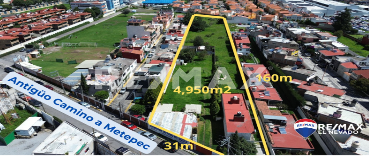 Foto de terreno habitacional en antiguo camino real a metepec , el hipico, metepec, méxico, 28362759 foto 01 Foto de terreno habitacional en venta en antiguo camino real a metepec , el hipico, metepec, méxico, 28362759 No. 01