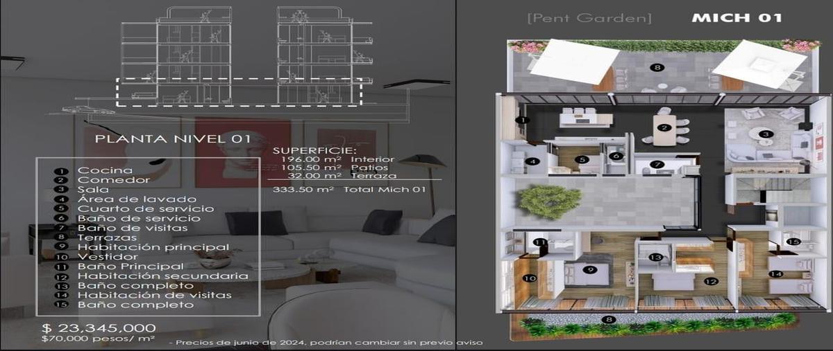 Foto de departamento en venta en  , anzures, miguel hidalgo, df / cdmx, 0 No. 05