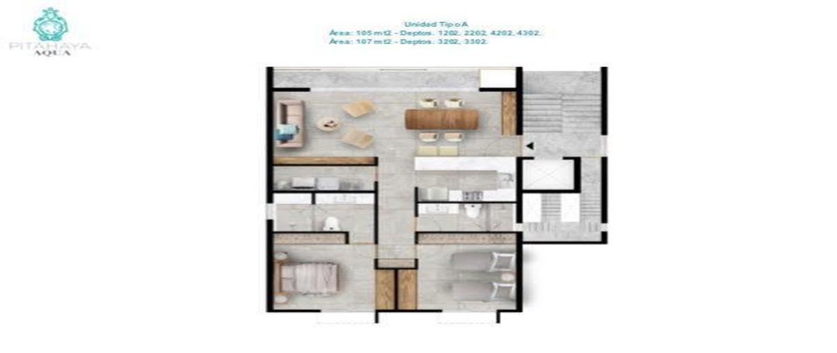 Foto de departamento en , aqua residencial, benito juárez, quintana roo, 18021258 foto 04 Foto de departamento en venta en , aqua residencial, benito juárez, quintana roo, 18021258 No. 04