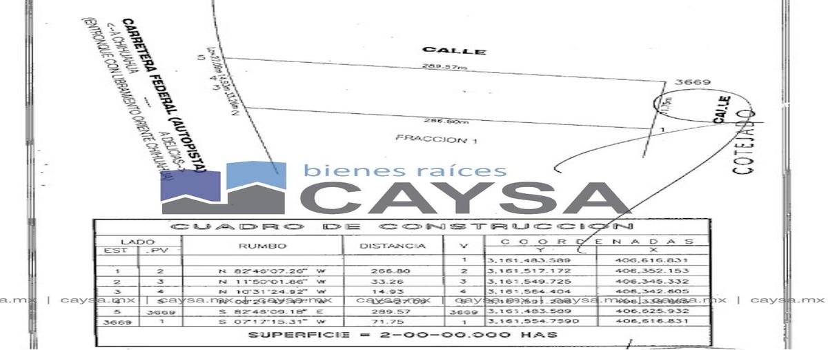 Foto de terreno comercial en venta en  , aquiles serdán, aquiles serdán, chihuahua, 0 No. 03