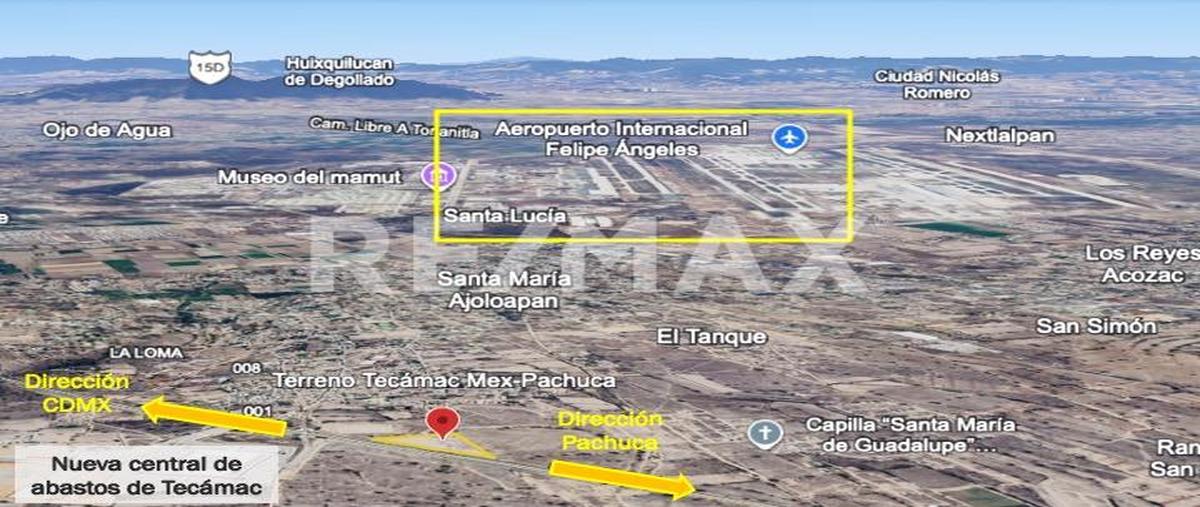 Foto de terreno comercial en venta en autop. mexico pachuca sn , santa maría ajoloapan, tecámac, méxico, 0 No. 03