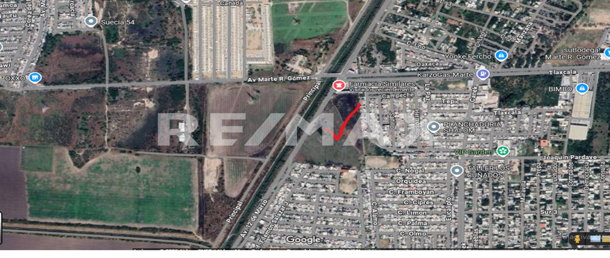 Foto de terreno comercial en venta en avenida 12 de marzo , ejido cabras pintas, matamoros, tamaulipas, 0 No. 03