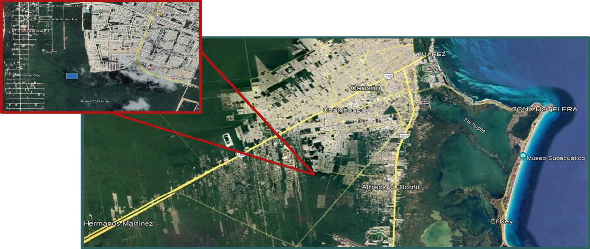 Foto de terreno habitacional en venta en avenida 135 , grand santa fe 2, benito juárez, quintana roo, 27173221 No. 02