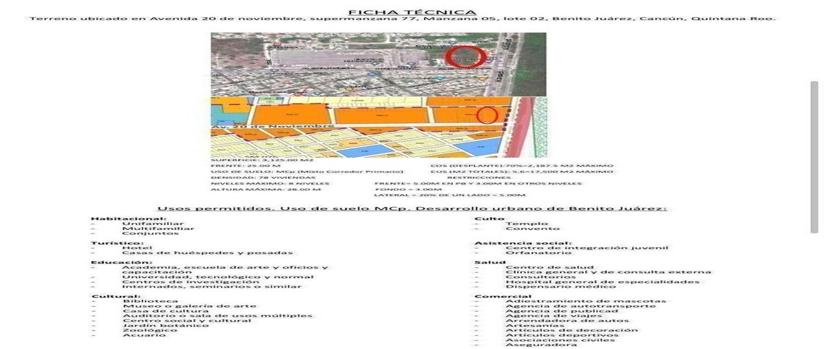 Foto de terreno comercial en avenida 20 noviembre , jardines de banampak, benito juárez, quintana roo, 23279317 foto 05 Foto de terreno comercial en renta en avenida 20 noviembre , jardines de banampak, benito juárez, quintana roo, 23279317 No. 05