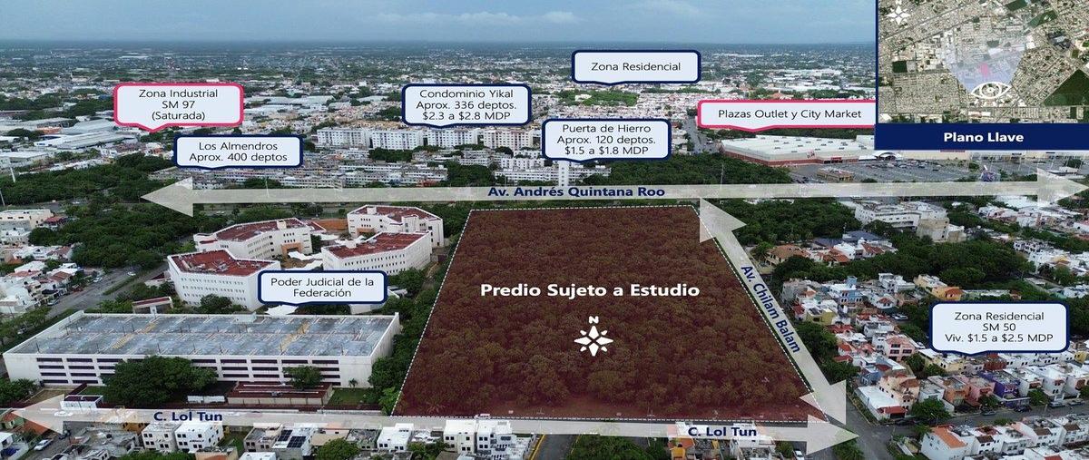 Foto de terreno habitacional en venta en avenida andrés quintana roo , supermanzana 50, benito juárez, quintana roo, 0 No. 03