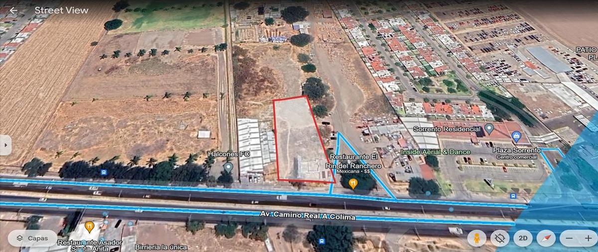 Foto de terreno comercial en renta en avenida camino real a colima 5495, santa anita, tlajomulco de zúñiga, jalisco, 0 No. 01
