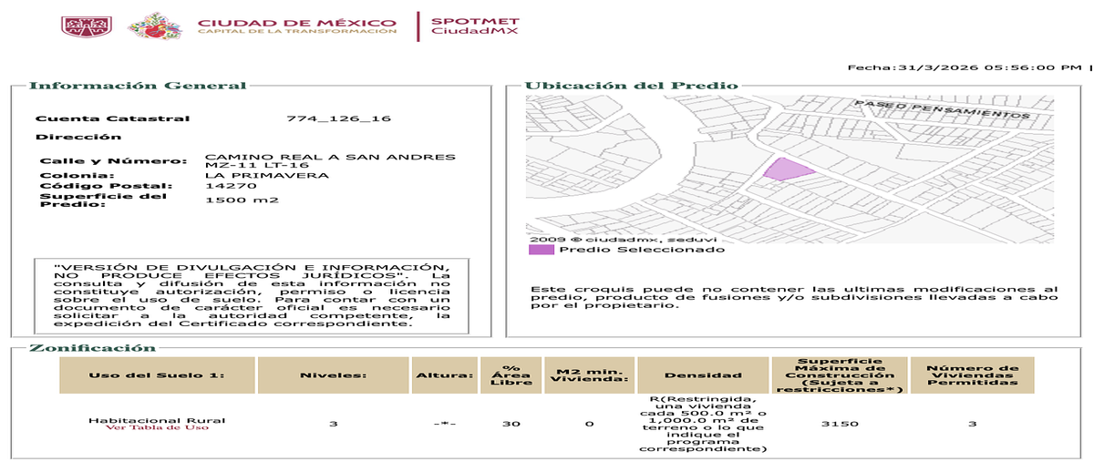 Foto de terreno habitacional en avenida camino real a san andrés , la primavera, tlalpan, df / cdmx, 0 foto 04 Foto de terreno habitacional en venta en avenida camino real a san andrés , la primavera, tlalpan, df / cdmx, 0 No. 04