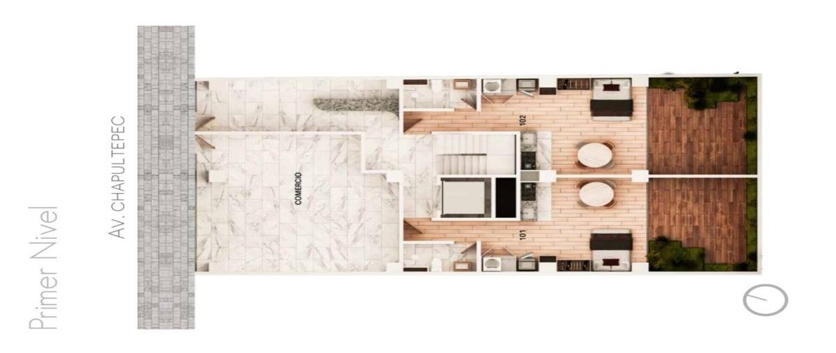 Foto de departamento en venta en avenida chapultepec , roma norte, cuauhtémoc, df / cdmx, 0 No. 03