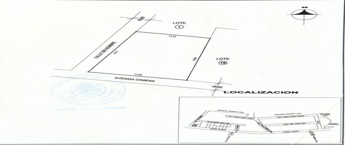 Foto de terreno habitacional en avenida chiapas , tierra y libertad, emiliano zapata, tabasco, 0 foto 01 Foto de terreno habitacional en venta en avenida chiapas , tierra y libertad, emiliano zapata, tabasco, 0 No. 01