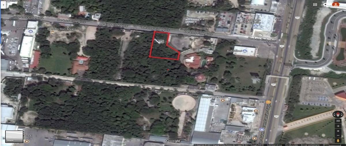 Foto de terreno comercial en avenida colegios , cancún centro, benito juárez, quintana roo, 25639795 foto 01 Foto de terreno comercial en venta en avenida colegios , cancún centro, benito juárez, quintana roo, 25639795 No. 01