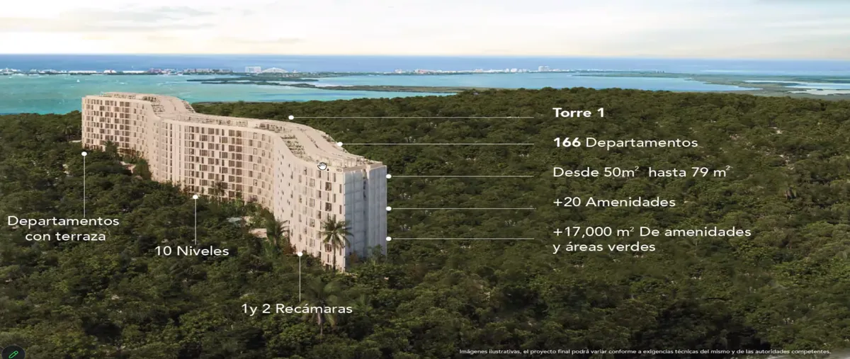 Foto de departamento en venta en avenida colosio, avenida principal de cancún, , ya ax tulum, tulum, quintana roo, 0 No. 01