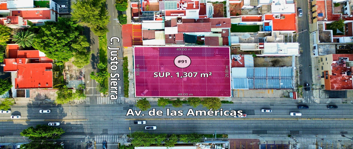 Foto de terreno comercial en venta en avenida de las americas , ladrón de guevara, guadalajara, jalisco, 30214003 No. 01