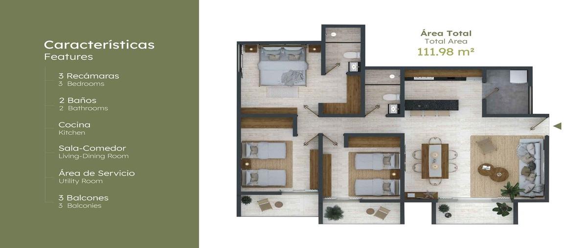 Foto de departamento en venta en avenida de las palmas , puerto morelos, puerto morelos, quintana roo, 0 No. 04