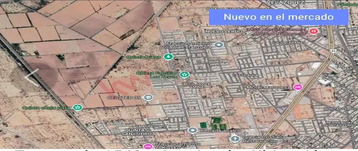 Foto de terreno habitacional en venta en avenida del canal paseo del tecnológico , tecnológico, lerdo, durango, 0 No. 03