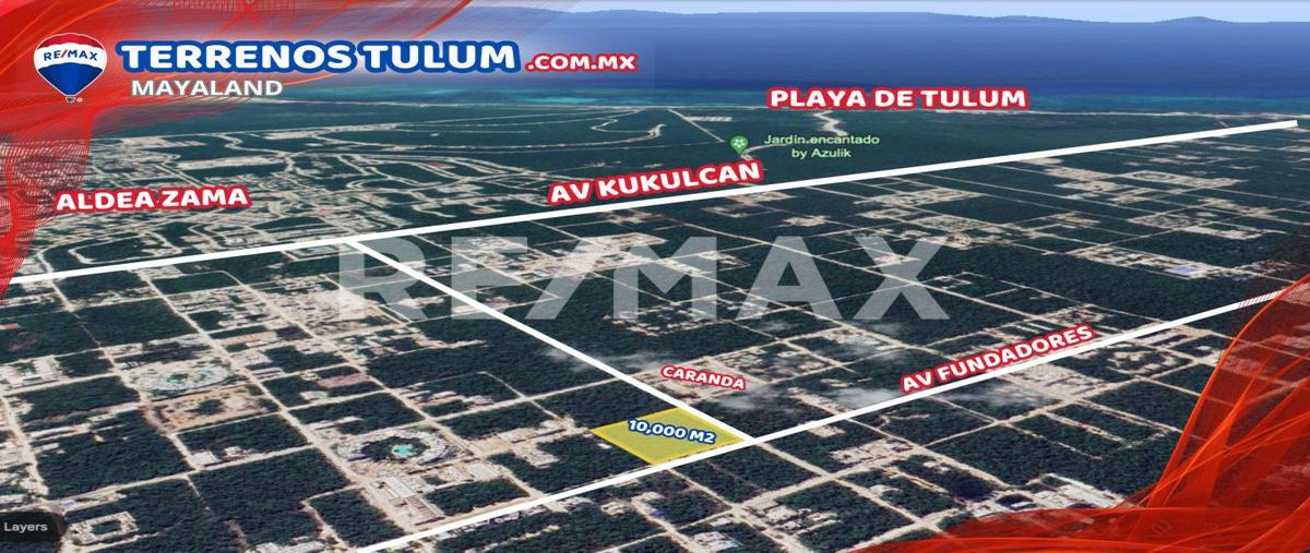 Foto de terreno comercial en venta en avenida fundadores , tulum centro, tulum, quintana roo, 28172145 No. 03