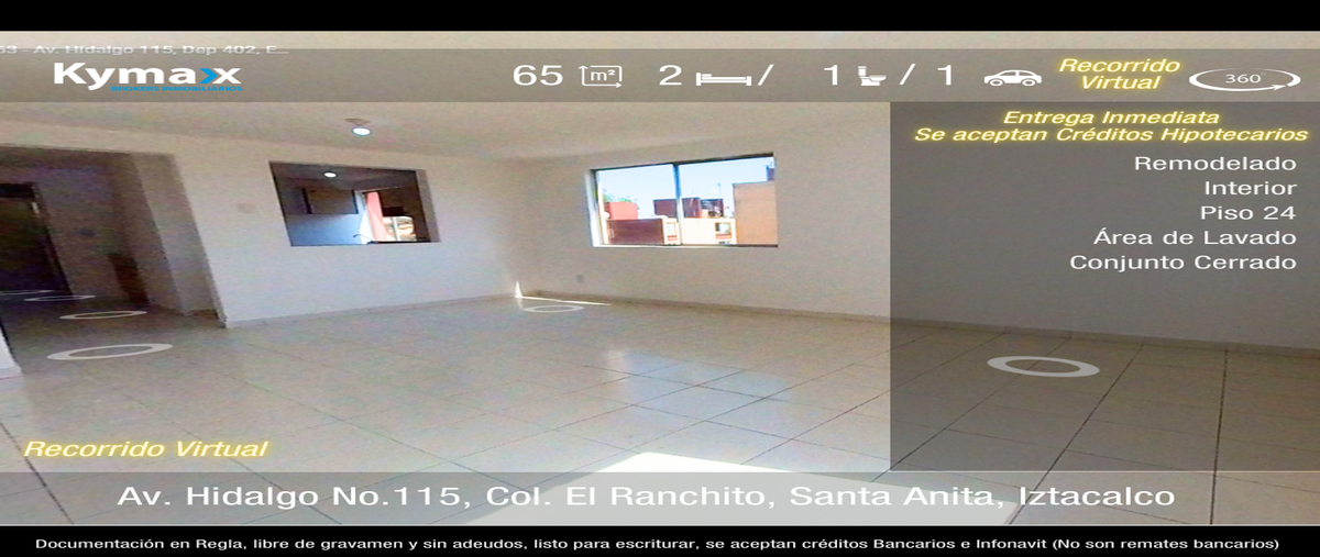 Foto de departamento en venta en avenida hidalgo , santa anita, iztacalco, df / cdmx, 0 No. 01