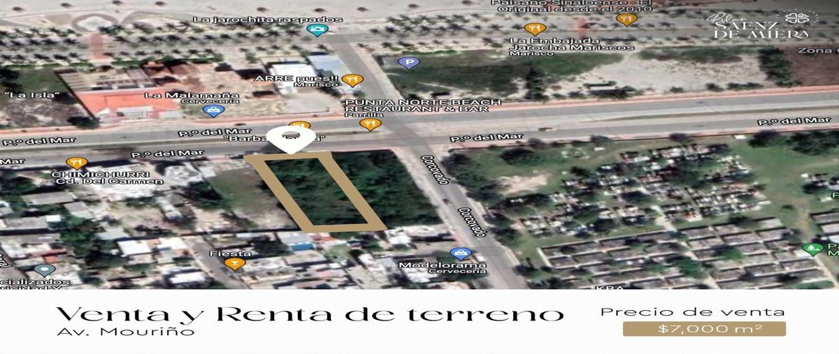 Foto de terreno habitacional en avenida juan camilo mouriño , playa norte, carmen, campeche, 25745108 foto 01 Foto de terreno habitacional en renta en avenida juan camilo mouriño , playa norte, carmen, campeche, 25745108 No. 01