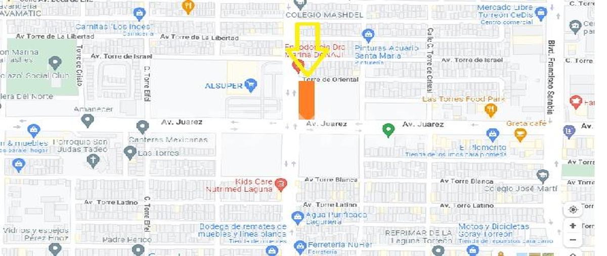 Foto de terreno comercial en renta en avenida juárez y boulevard las torres , residencial las torres, torreón, coahuila de zaragoza, 25623060 No. 05