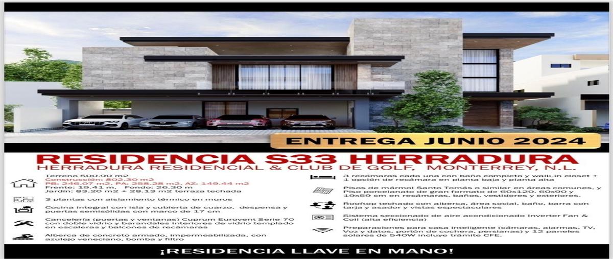 Foto de casa en venta en avenida la herradura , residencial y club de golf la herradura etapa a, monterrey, nuevo león, 27747720 No. 03