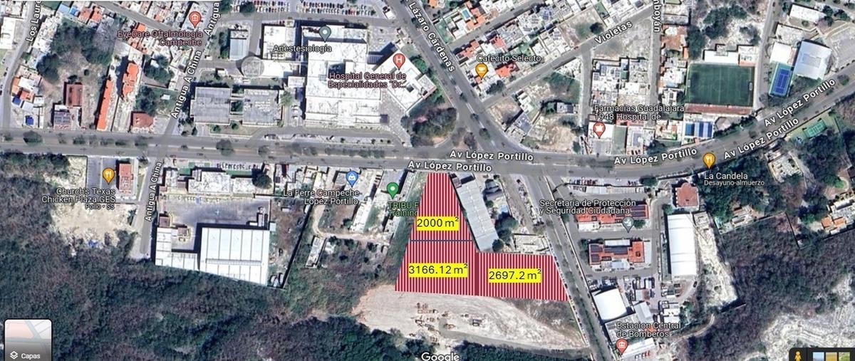 Foto de terreno habitacional en venta en avenida lópez portillo , multunchac, campeche, campeche, 28701290 No. 01