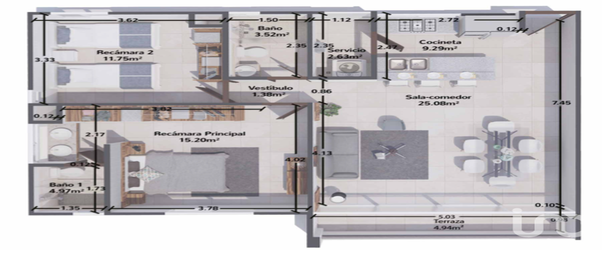 Foto de departamento en venta en avenida nichupte 621, supermanzana 511, benito juárez, quintana roo, 28721043 No. 27