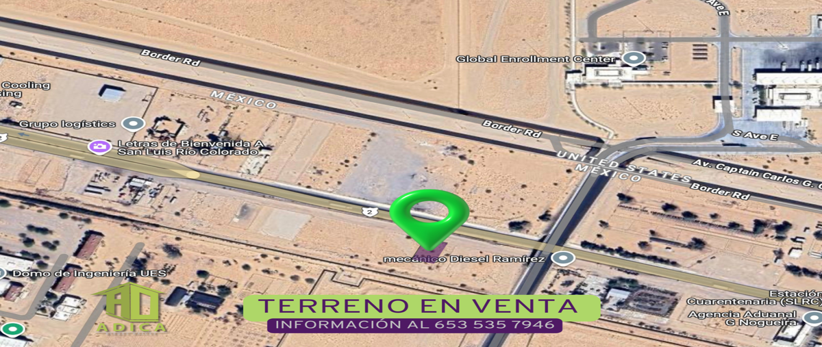 Foto de terreno comercial en venta en avenida obregon , parque industrial, san luis río colorado, sonora, 0 No. 03
