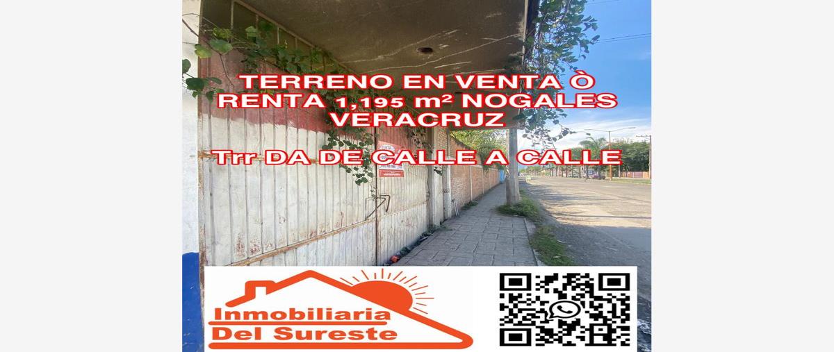 Foto de terreno habitacional en renta en avenida principal nogales veracruz , nogales centro, nogales, veracruz de ignacio de la llave, 0 No. 01