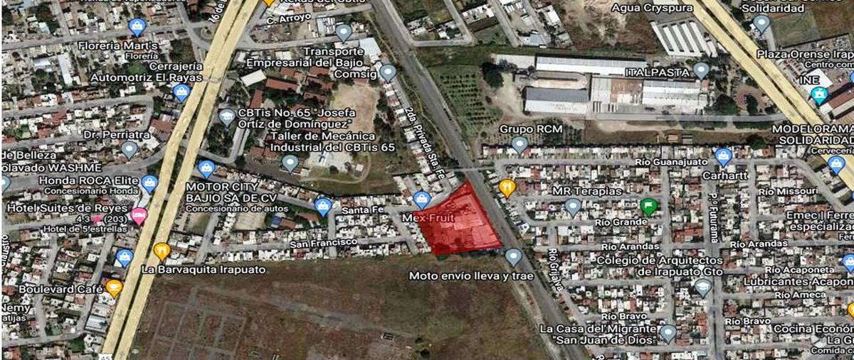 Foto de terreno industrial en venta en avenida santa fe , santa fe, irapuato, guanajuato, 26642619 No. 03
