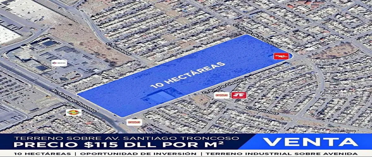 Foto de terreno comercial en avenida santiago troncoso 0, praderas del sol, juárez, chihuahua, 0 foto 01 Foto de terreno comercial en venta en avenida santiago troncoso 0, praderas del sol, juárez, chihuahua, 0 No. 01