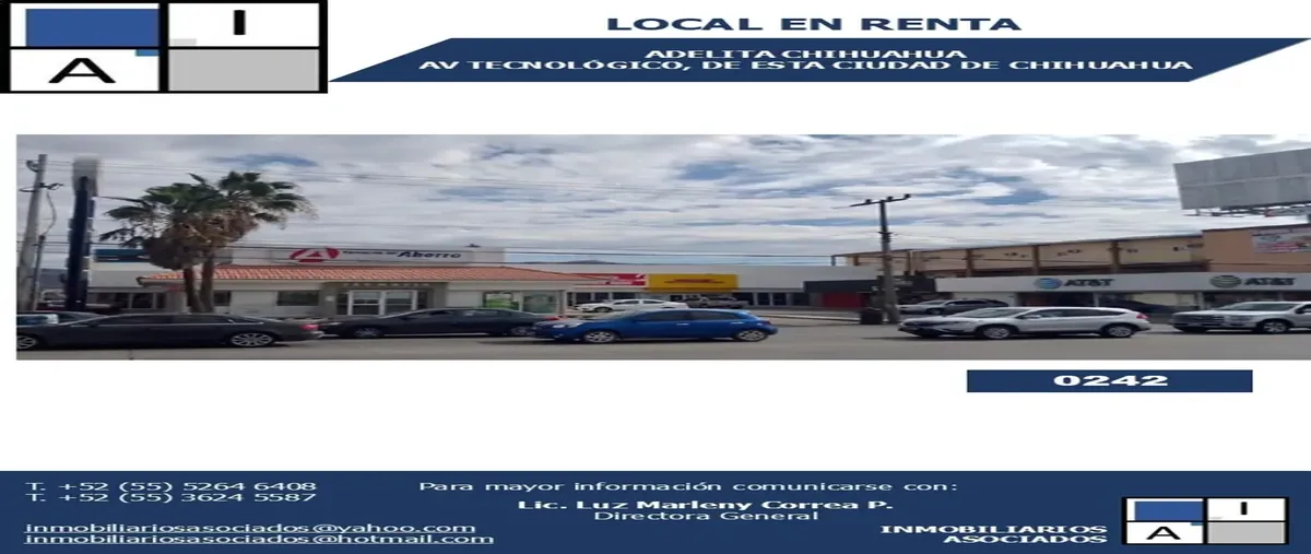 Foto de local en renta en avenida tecnologico , adelitas i, chihuahua, chihuahua, 30165383 No. 01