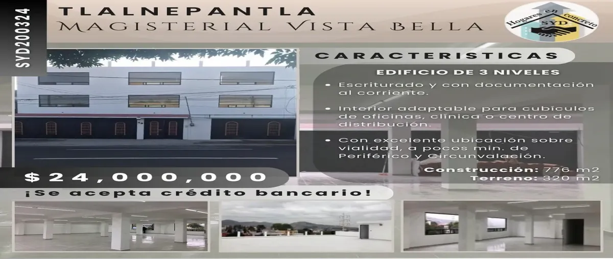 Foto de edificio en venta en avenida via adolfo lopez mateo 1, magisterial vista bella, tlalnepantla de baz, méxico, 30355784 No. 01