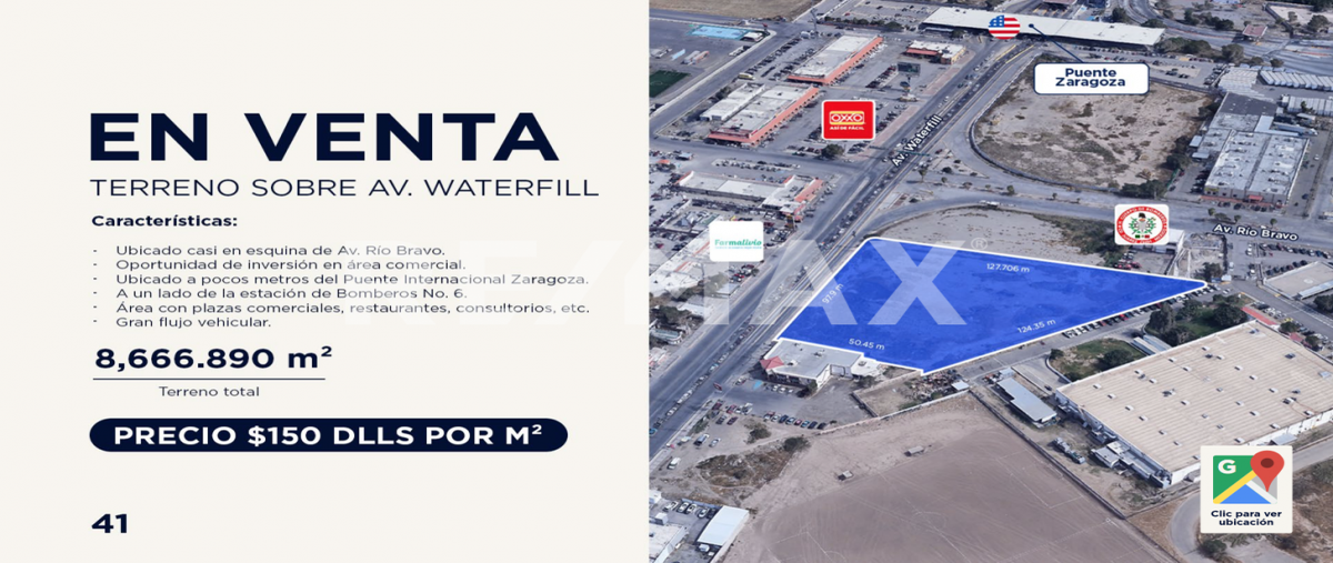 Foto de terreno comercial en avenida waterfill , parque industrial río bravo, juárez, chihuahua, 0 foto 01 Foto de terreno comercial en venta en avenida waterfill , parque industrial río bravo, juárez, chihuahua, 0 No. 01