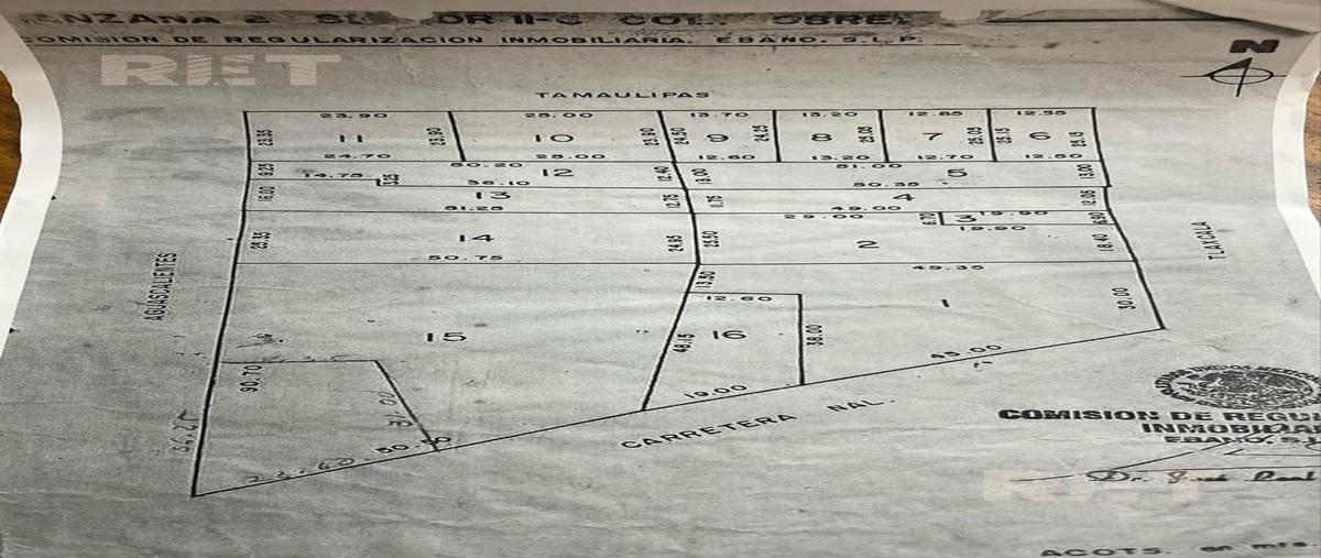 Foto de terreno habitacional en venta en  , aviación, ebano, san luis potosí, 0 No. 03