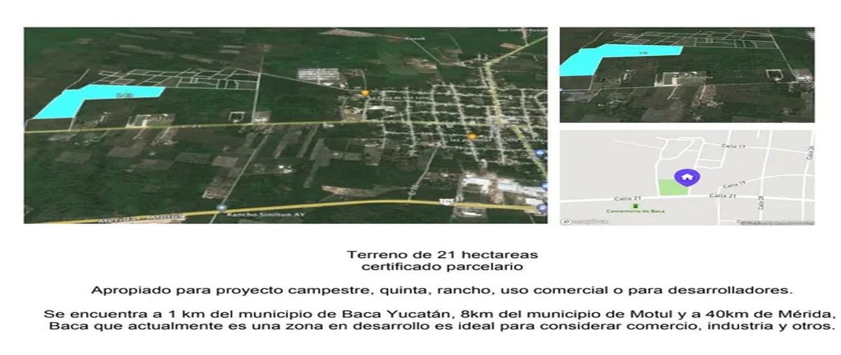 Foto de terreno habitacional en venta en  , baca, baca, yucatán, 30257471 No. 03