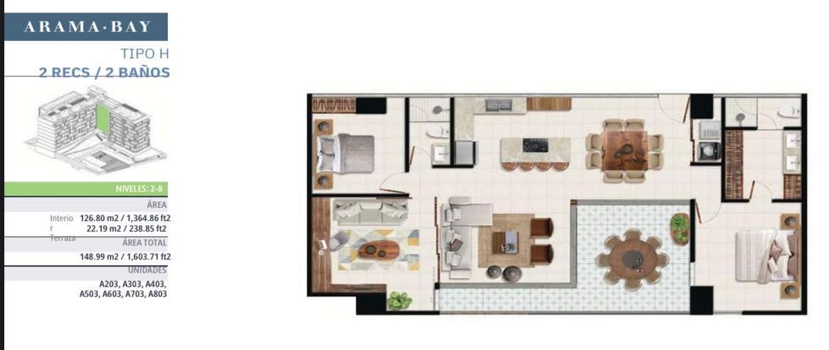Foto de departamento en venta en  , bahía de banderas, bahía de banderas, nayarit, 0 No. 03