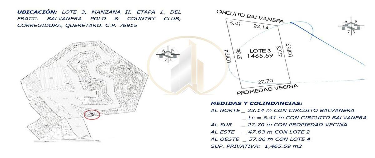 Foto de terreno habitacional en venta en balvanera , balvanera polo y country club, corregidora, querétaro, 0 No. 05
