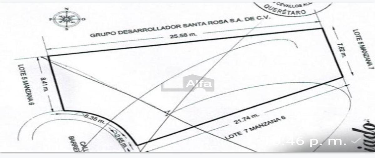 Foto de terreno habitacional en venta en barrera de arrecife 6, campestre juriquilla, querétaro, querétaro, 0 No. 04