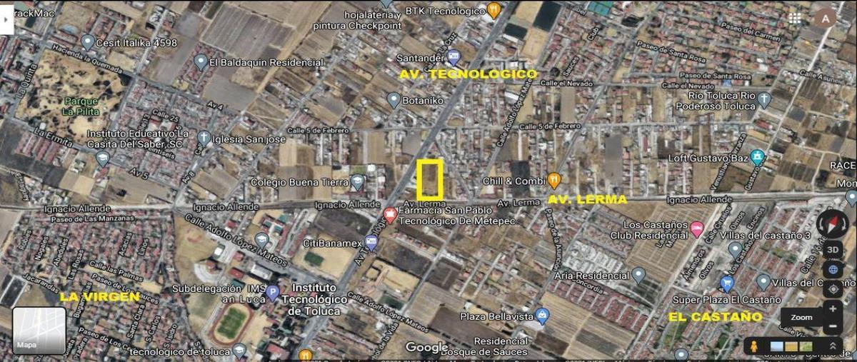 Foto de terreno habitacional en venta en  , bellavista, metepec, méxico, 0 No. 03