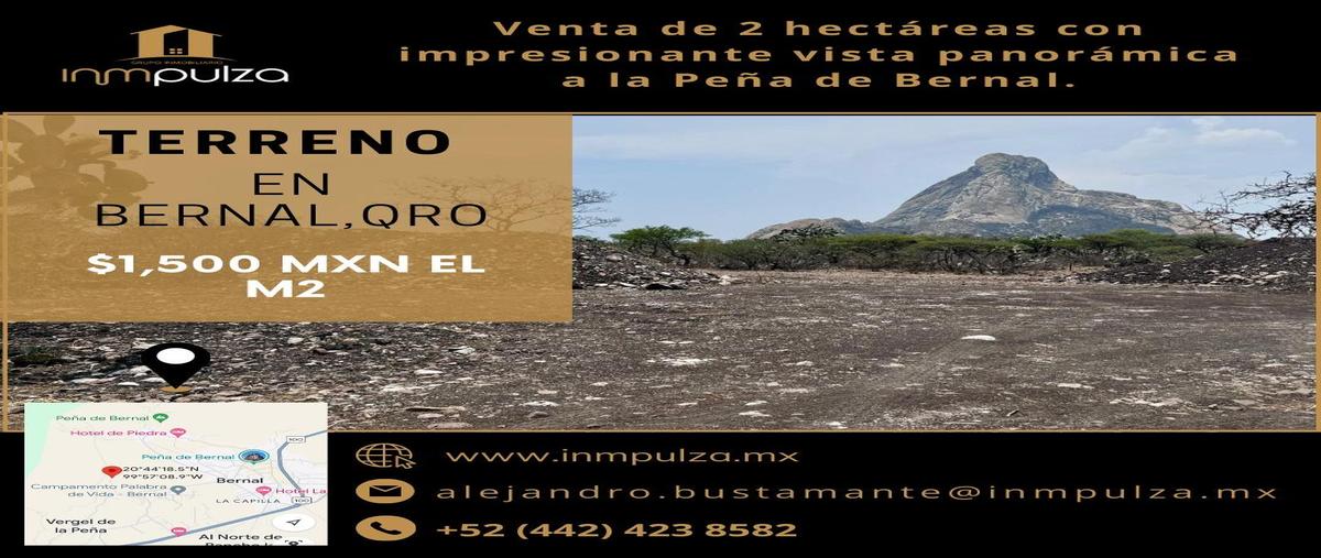 Foto de terreno habitacional en , bernal, ezequiel montes, querétaro, 0 foto 01 Foto de terreno habitacional en venta en , bernal, ezequiel montes, querétaro, 0 No. 01