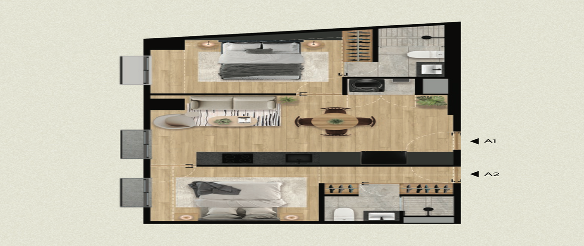 Foto de departamento en venta en bogota , providencia 3a secc, guadalajara, jalisco, 30193487 No. 03