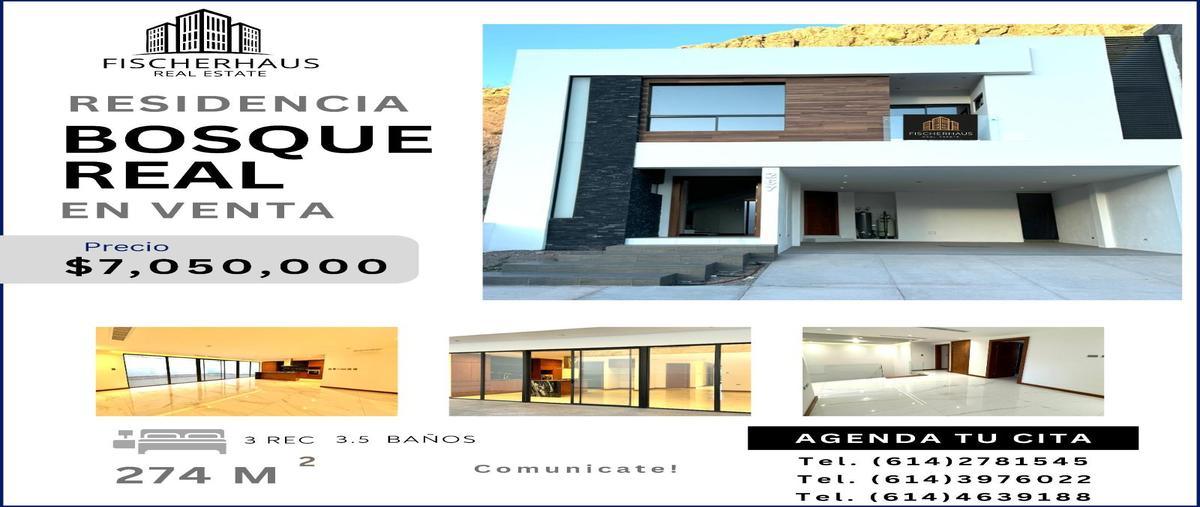 Foto de casa en venta en  , bosque real, chihuahua, chihuahua, 28847046 No. 01