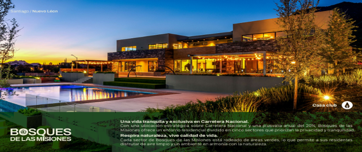 Foto de terreno habitacional en bosques de las misiones , el barrial, santiago, nuevo león, 0 foto 01 Foto de terreno habitacional en venta en bosques de las misiones , el barrial, santiago, nuevo león, 0 No. 01