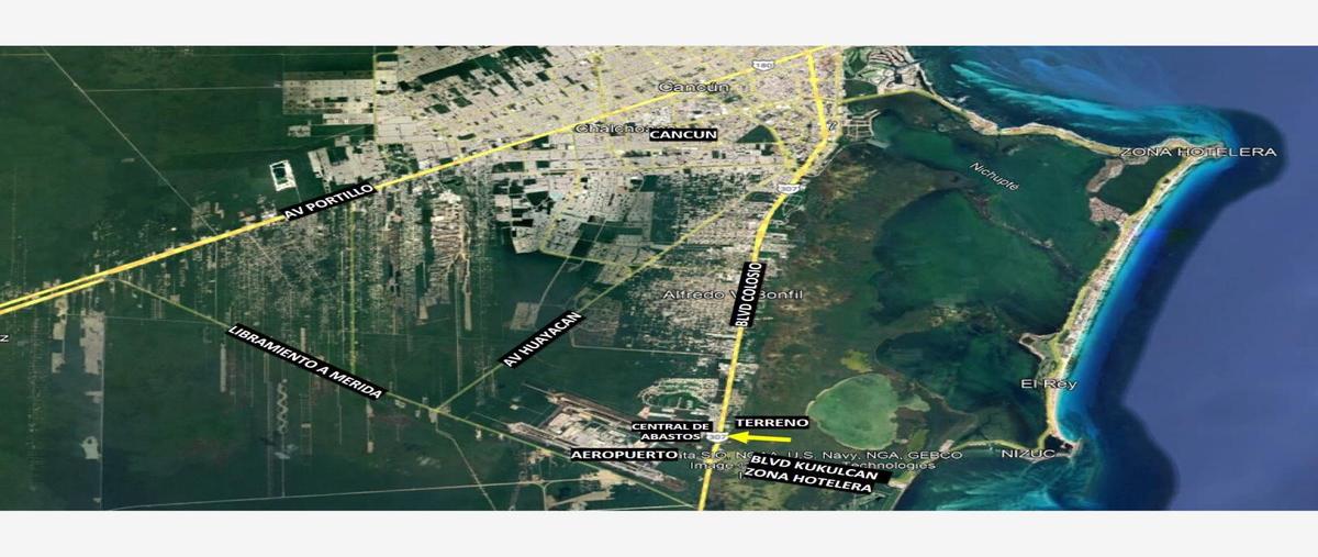 Foto de terreno comercial en venta en boulevard colosio 100, supermanzana 299, benito juárez, quintana roo, 27020174 No. 03