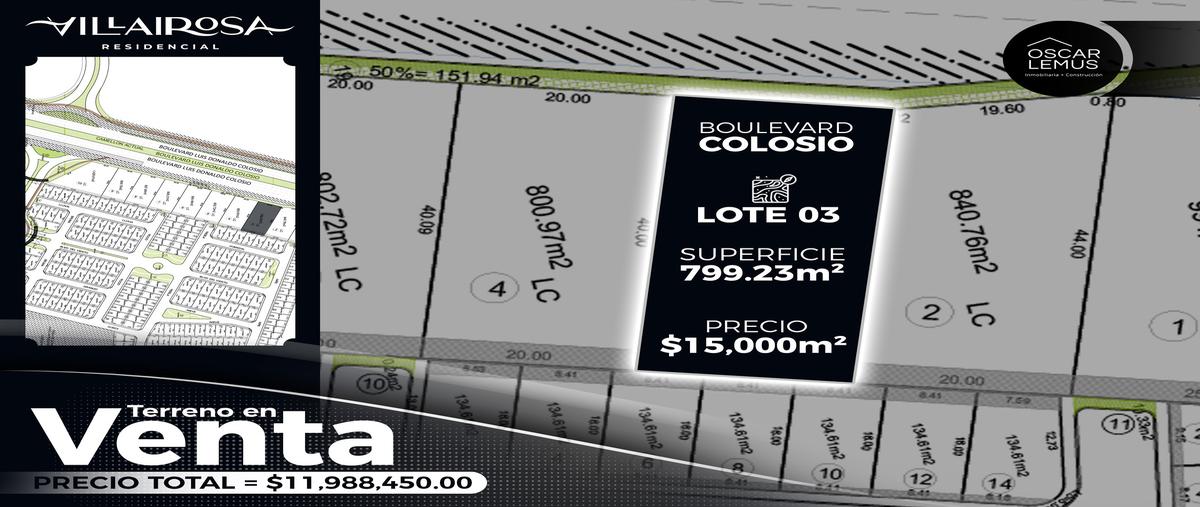 Foto de terreno comercial en venta en boulevard colosio , colosio, pachuca de soto, hidalgo, 0 No. 01