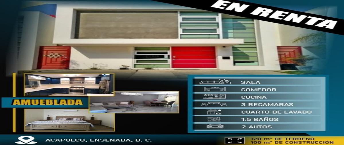 Foto de casa en boulevard estancia , acapulco, ensenada, baja california, 26670124 foto 01 Foto de casa en renta en boulevard estancia , acapulco, ensenada, baja california, 26670124 No. 01