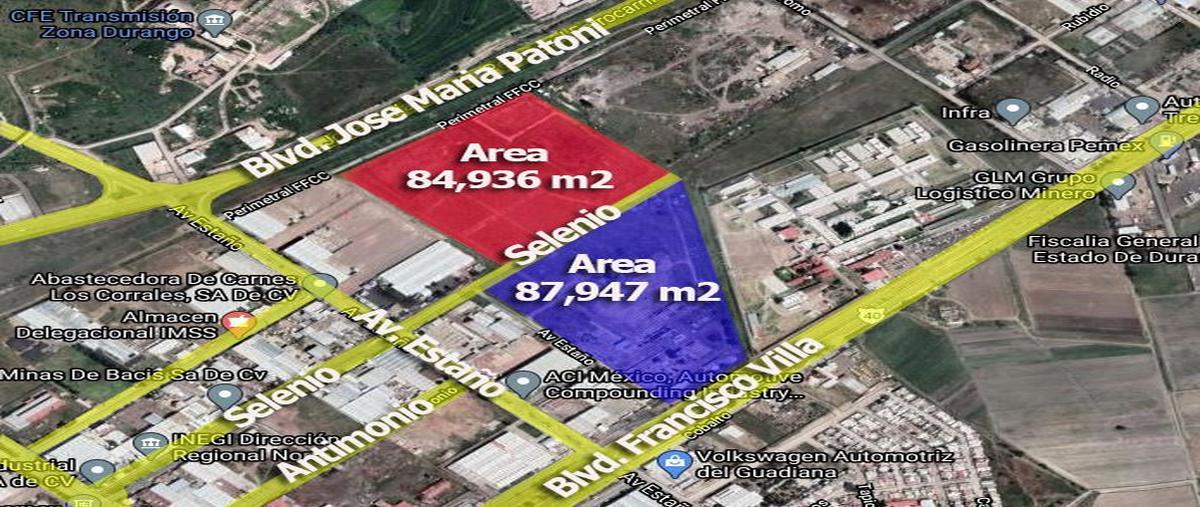 Foto de terreno industrial en venta en boulevard francisco villa , fideicomiso ciudad industrial, durango, durango, 5889439 No. 03