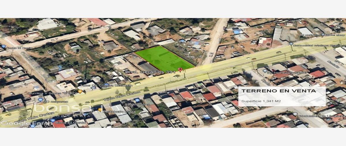 Foto de terreno habitacional en venta en boulevard geranios 391, ejido ruiz cortines, ensenada, baja california, 0 No. 01
