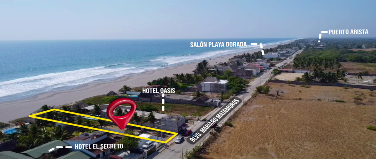 Foto de terreno habitacional en venta en boulevard matamoros , puerto arista, tonalá, chiapas, 0 No. 03